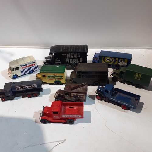 132A - Quantity of diecast. Includes Corgi etc. Dusty but overall good condition