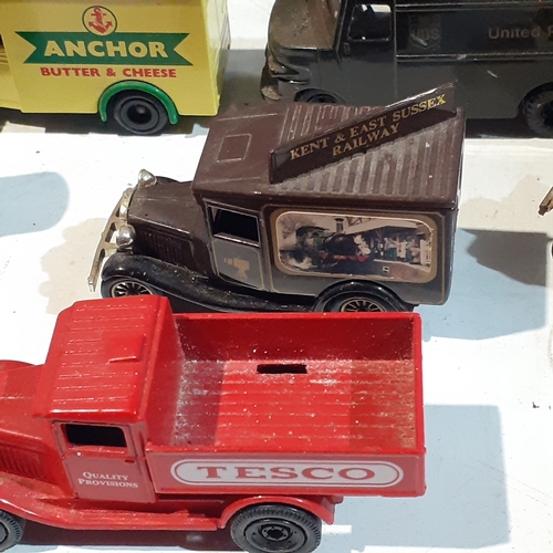 132A - Quantity of diecast. Includes Corgi etc. Dusty but overall good condition