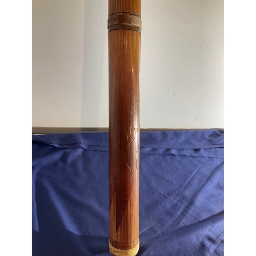 49 - Long wooden didgeridoo instrument