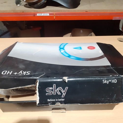 15 - Sky+HD box. 160GB storage. New in box. No remote. Box shows wear