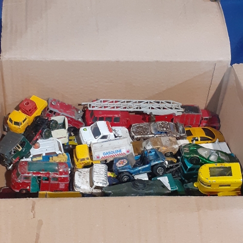 8 - Collection of Diecast, including a Matchbox series Merryweather Fire Engine and other various Corgi,... 