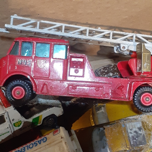 8 - Collection of Diecast, including a Matchbox series Merryweather Fire Engine and other various Corgi,... 