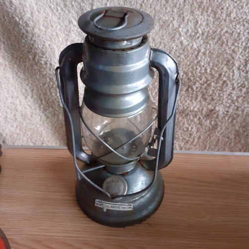 22 - Lightweight Tilley style lantern. Decorative piece for home or garden.