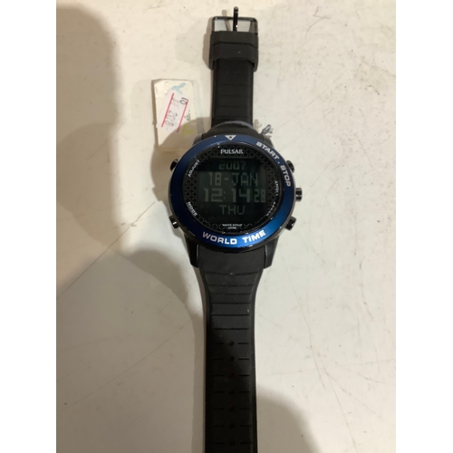 63A - Pulsar watch -  working