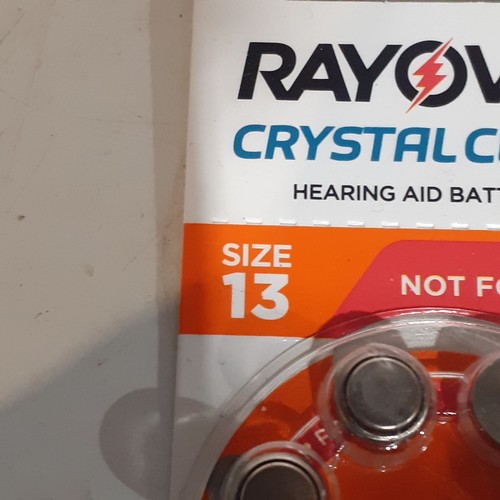 30 - Quantity of Hearing Aid Batteries. Size 13. Unopened as new