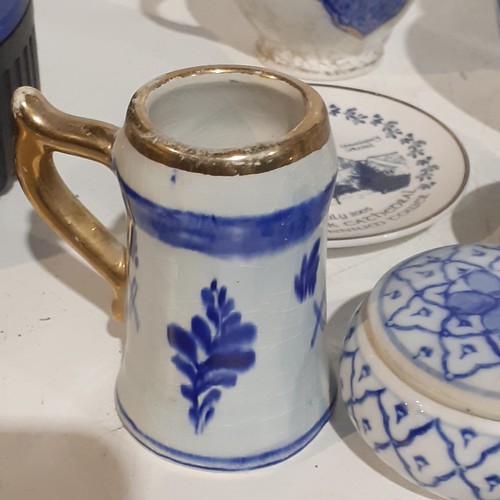 28 - Blue and White China lot including Delft, Old Willow, Elseva from Holland and more. No damage