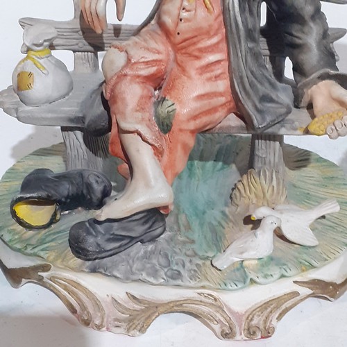 26 - 2 x vintage Capodimonte style 