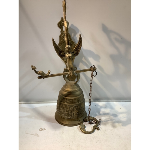 3 - Large French brass Angel doorbell knocker