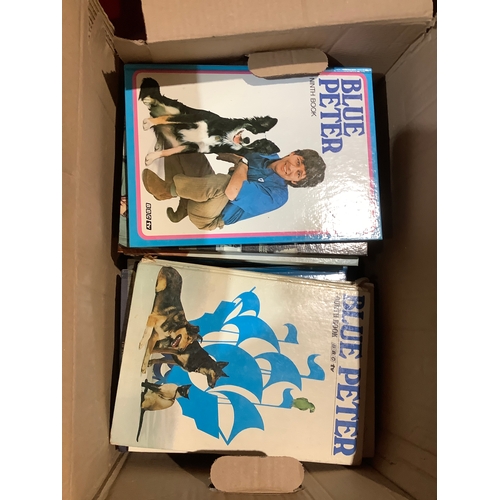 24 - Large collection of blue Peter annuals