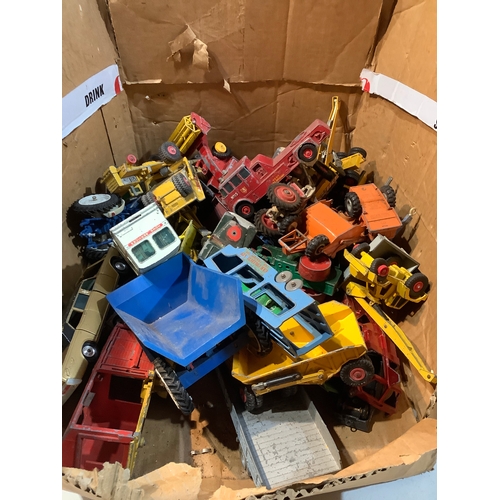 76 - Collection of played with diecast vehicles inc Matchbox & Corgi