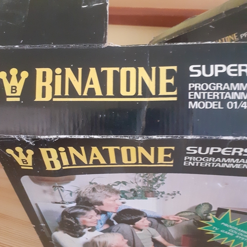 111A - Binatone Superstar Console and Brands Hatch Cartridge. All packaged in original box etc and in well ... 