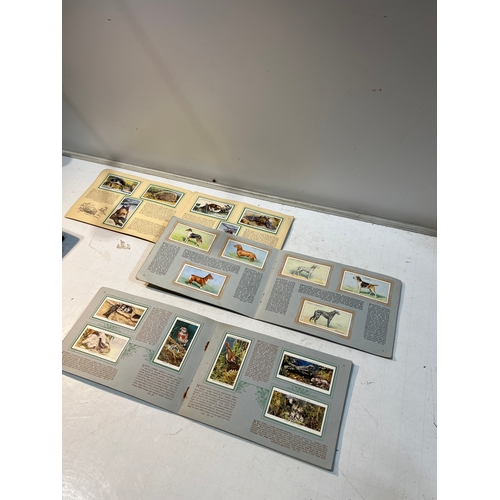 118 - Cigarette card albums of birds and dogs