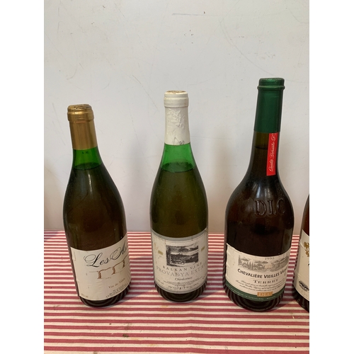 464 - Five bottles of wine inc Chardonnay 1991, 1995 vignes and more