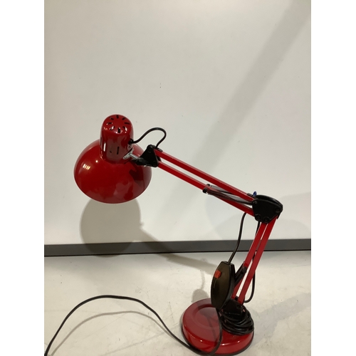 676 - Anglepoise style lamp - working