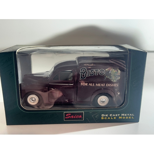 222 - Saico Metal Diecast “Bisto” Van in original box