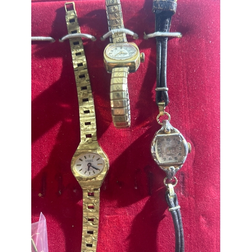 225 - Eight Vintage Ladies Watches for spares or repairs