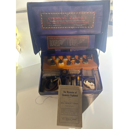 243 - BGL Chemical Cabinet - Vintage Chemical Set