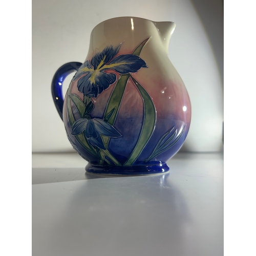 245 - Moorcroft Style Large Jug - Old Tupton Ware Iris Pattern