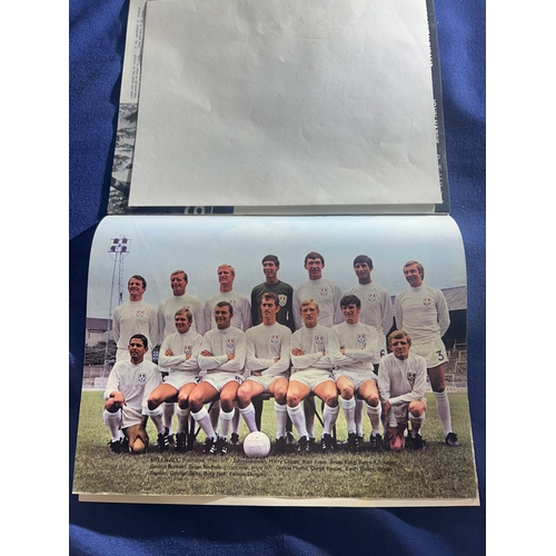 290 - Jimmy Hill’s Football Weekly 1968 containing unused Free Gift Poster of Spurs v Southampton inc Mart... 