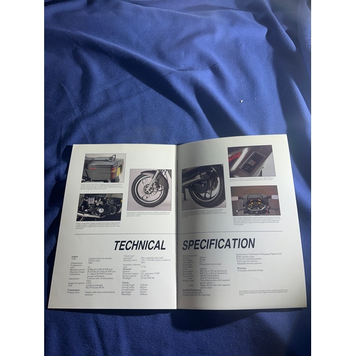 292 - Original Norton Commander Rotary Motorcycle Sales Brochure 1988/92