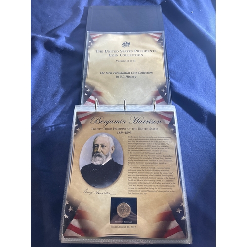 294 - The United States Presidents Coin & Stamps Collection complete volume II set of 23 individual Presid... 