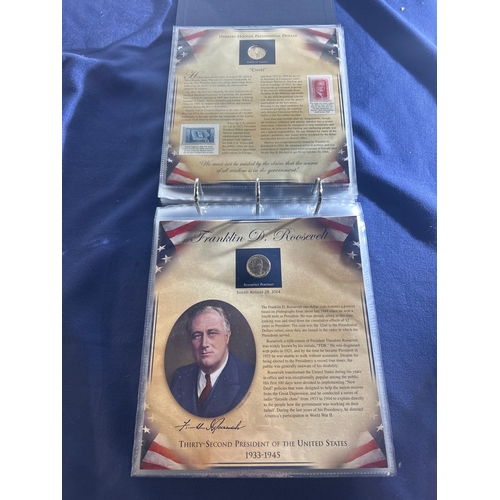 294 - The United States Presidents Coin & Stamps Collection complete volume II set of 23 individual Presid... 