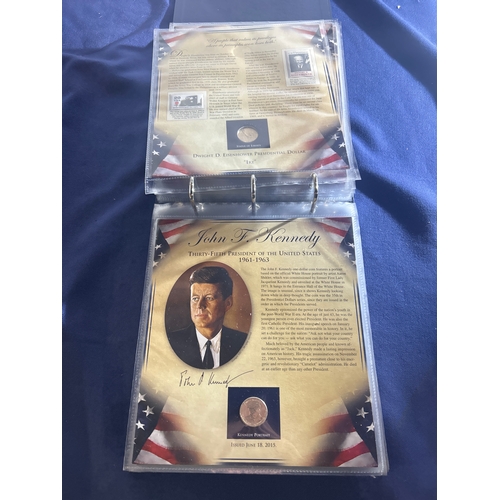 294 - The United States Presidents Coin & Stamps Collection complete volume II set of 23 individual Presid... 