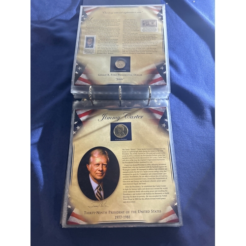 294 - The United States Presidents Coin & Stamps Collection complete volume II set of 23 individual Presid... 