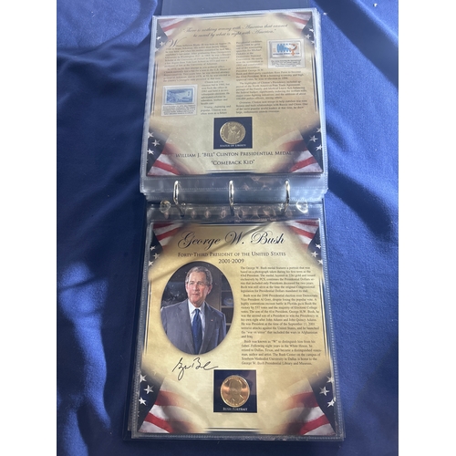 294 - The United States Presidents Coin & Stamps Collection complete volume II set of 23 individual Presid... 