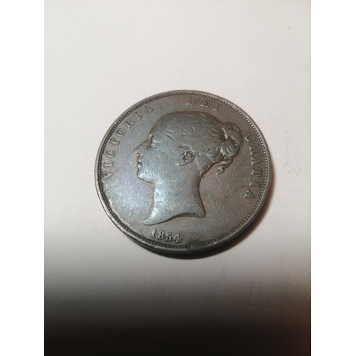 427A - COINS : 1854 Victorian penny