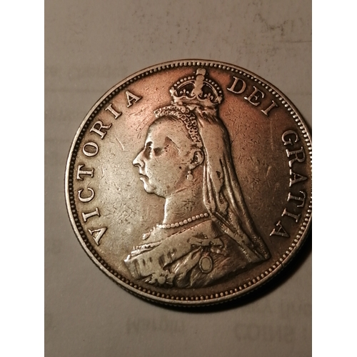 471A - COINS : 1887 Victorian Double florin