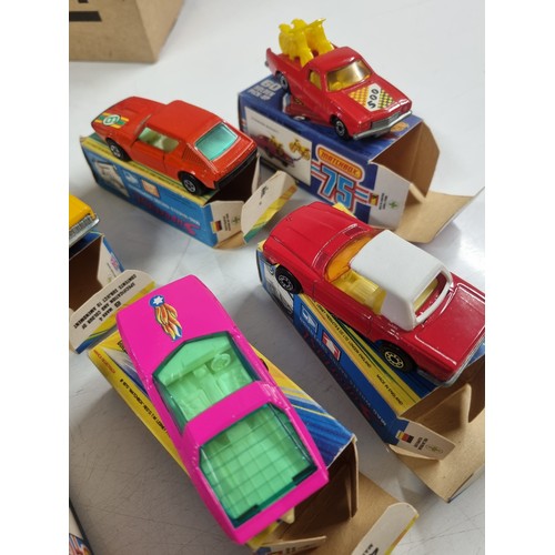 467 - 10x collectible Matchbox superfast vehicles with original boxes