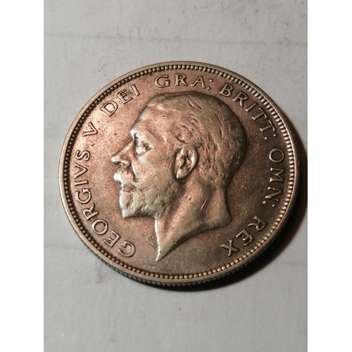 35A - COINS : 1934 halfcrown in good very fine condition or better (scarce in this grade)