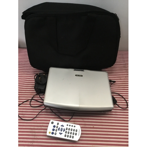 261 - Bush Portable dvd player in bag