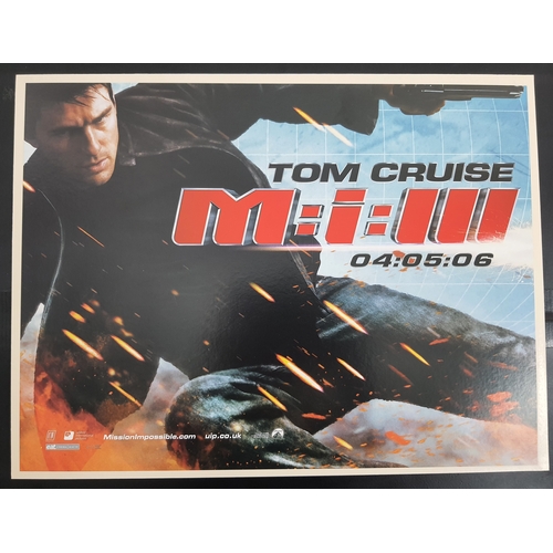 106A - 4 colour movie prints. 2 colour reproduction movie posters for ‘Mission Impossible III’ starring Tom... 