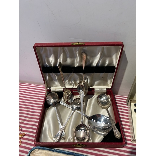 44 - Three Boxed Sets of Cutlery