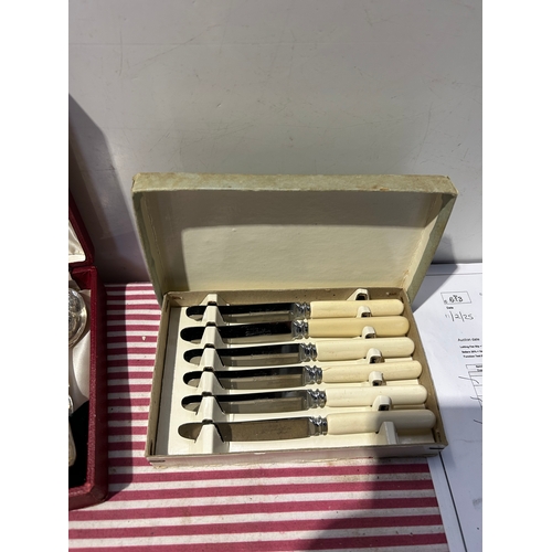 44 - Three Boxed Sets of Cutlery