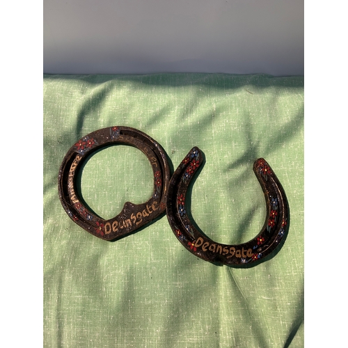 415 - Pair of Metal Horseshoes