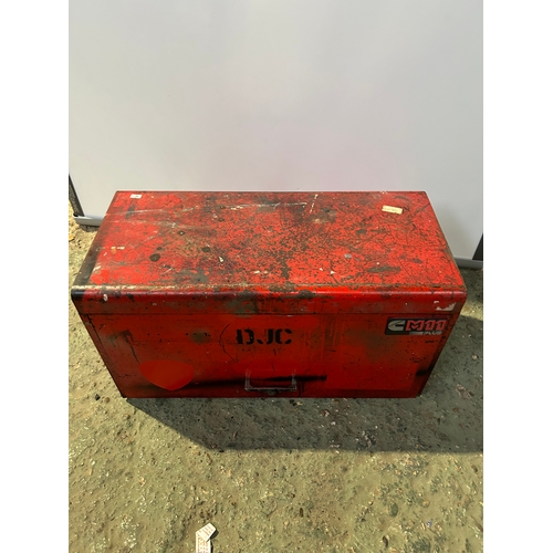 533 - Snap-On Cummins CM11 Red Metal Tool Chest