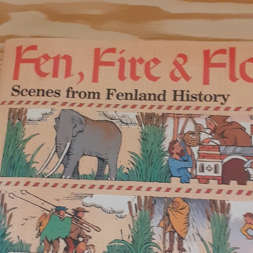 121A - Local interest book. Fen, Fire and Flood. Interesting local content and good condition