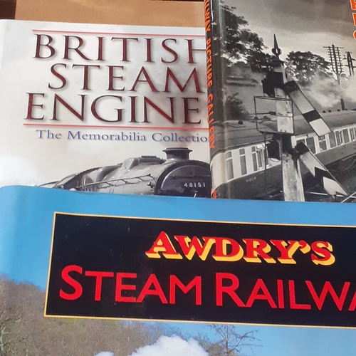 116A - Railway related books. Mostly hardback. All in good read condition.