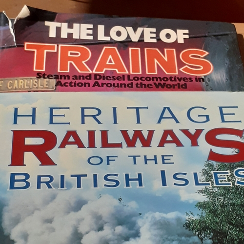 116A - Railway related books. Mostly hardback. All in good read condition.