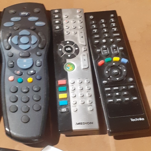 117A - Remote Control lot. Sky boxes and others. All have backs