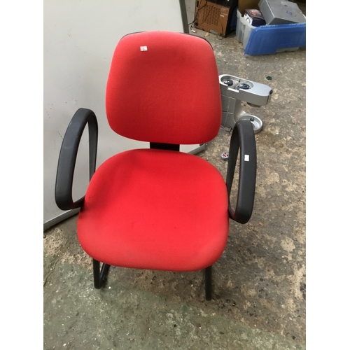 771 - Red Meeting Chair