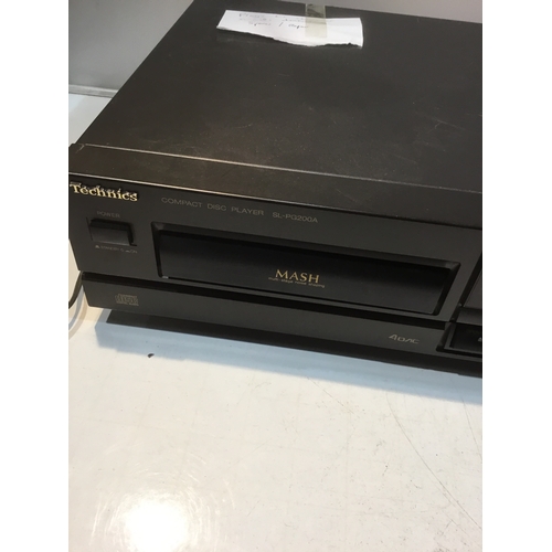 21 - Technics compact disc player SL-PG200A - plays but skips or sounds Distorted - as spares/repair