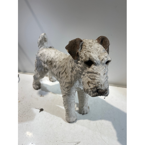 82 - Standing Dog Ornament plastic approx 36cm tall