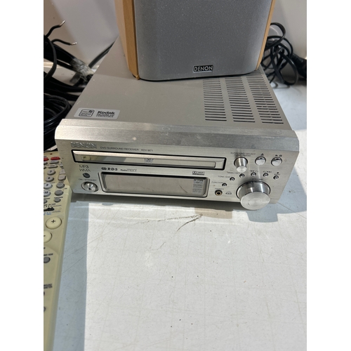 106 - Denon ADV-M71 DVD Player with speakers and remote