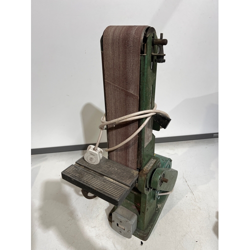 144 - 4” electric belt sander - industrial style