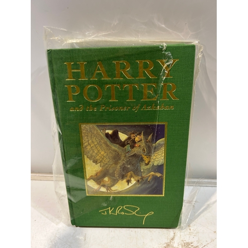 194 - Full Set of Harry Potter First Edition Hardbook Books with authors signature on the front, and nearl... 