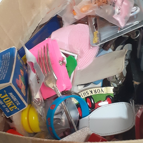 105A - Small item lot. Large quantity, Keyrings, vintage items, Games etc. Resale opportunity.